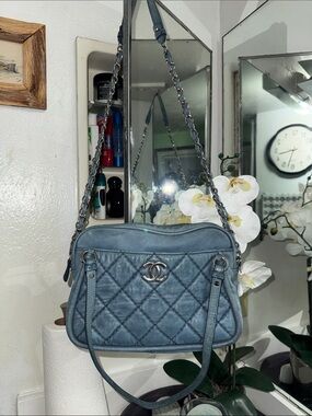 Rare.  AUTHENTIC  CHANEL Quilted Crossbody Bag.